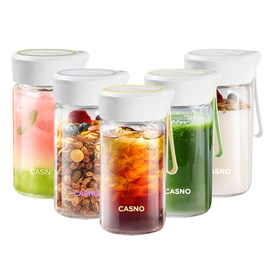 Botella de Vidrio de Borosilicato de Alta Calidad con Infusor de Té y Taza de Almacenamiento, Venta al por Mayor - Product Image 5