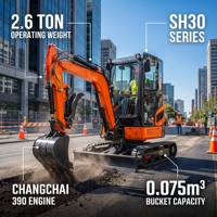 Harga Excavator Mini Multifungsi 2,6 Ton 3 Ton dengan Fungsi Ayun Samping