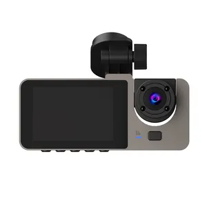 Giám sát camera kép lái xe gắn 3 ống kính độ nét cao ống kính kép nhìn đêm đỗ xe