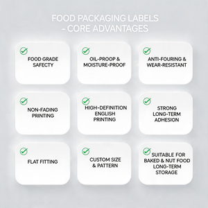 Anti-corrosion Moisture Resistant <strong>Printed</strong> Stickers for Dried Star Anise <strong>Cumin</strong> Spice Metal Cans Synthetic Paper Labels - Product Image 4