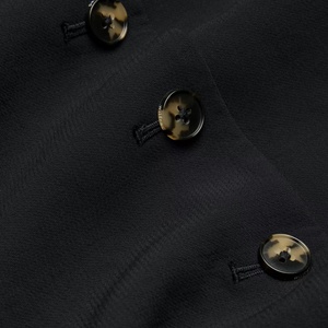 Blazer cómodo personalizable para mujer con botón de crepé Patrón sólido Tejido Método de tejido Blazer transpirable - Product Image 6
