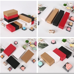 Boîte d'emballage en papier kraft pour cupcakes, pâtisseries, desserts, sushis, chocolats et truffes, avec tiroir et séparateurs, en matériaux recyclés, vente en gros - Product Image 4