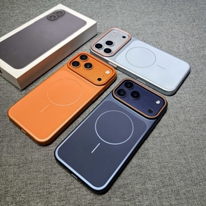 Coque de téléphone portable magnétique mate dépolie couleur originale pour <span class=keywords><strong>iPhone</strong></span> 17 Air 16 15 14 Pro Max, étui antichoc rigide - Product Image 2