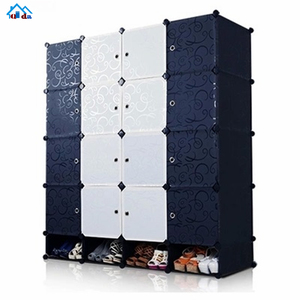 Estante <span class=keywords><strong>de</strong></span> Almacenamiento Modular DIY en Forma <span class=keywords><strong>de</strong></span> Cubo, Organizador <span class=keywords><strong>de</strong></span> Armario, Armario <span class=keywords><strong>de</strong></span> Plástico - Product Image 2