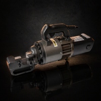 Machine à couper les barres d'armature portable PC-28, outil de coupe de barres d'acier hydraulique électrique 28 mm 2000 W pour la construction
