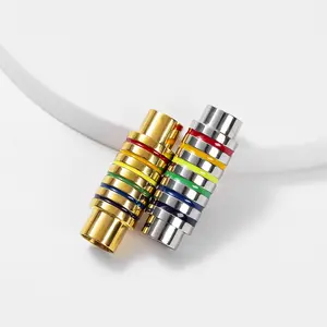 6mm Magnetic Round Bracelet Connector Clasp Lock Enamel Magnet Clasps Unique For Bracelet