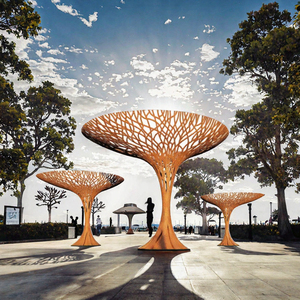 Sculpture lumineuse LED géante Senzhao pour arbre urbain extérieur, sculpture d'arbre illuminée sur mesure IP65 pour les places urbaines - Product Image 6