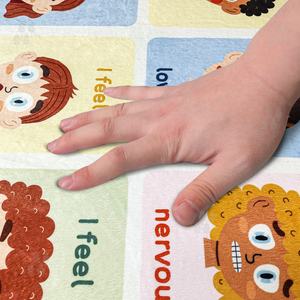 <span class=keywords><strong>Tapis</strong></span> de jeu en <span class=keywords><strong>mousse</strong></span> pour la maison Cartoon Figure Different Expressions Crawling Mat - Product Image 3