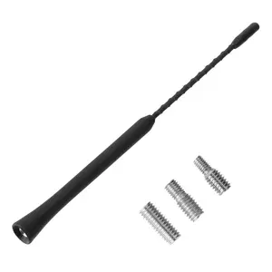 Antena Universal para coche, látigo mástil de techo Flexible, antiruido, Radio Estéreo, señal FM/AM, antena amplificada aérea, rosca de 4mm/5mm/6mm