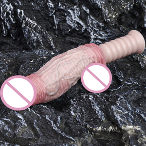 Consolador de doble capa con asa de 27,7 cm, estimulador de punto G realista para pene, penetración de silicona, juguete sexual Anal para <span class=keywords><strong>hombres</strong></span> y <span class=keywords><strong>mujeres</strong></span> - Product Image 3