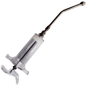 10ml Nhựa thép ống tiêm tự động Chim Vẹt trung chuyển động vật ăn thuốc súng gia cầm drencher vòi phun TPX thú y - Product Image 4