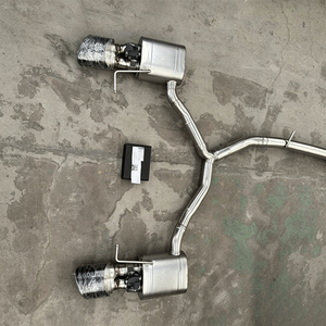 Tuyau d'échappement avant et silencieux à valves pour Audi RS4, échappement haute performance en acier inoxydable SS304 avec silencieux à valves - Product Image 3