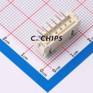 ZX-XH2.54-6PLT Wire-to-Board Pin Header SMD,P=2.5mm Connector 1x6P 2.5mm Vertical Mount XH - Product Image 2