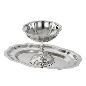 Hot bán cổ điển thép không gỉ món tráng miệng cup Mini ice cream ccups cho quán cà phê khách sạn nhà hàng - Product Image 6