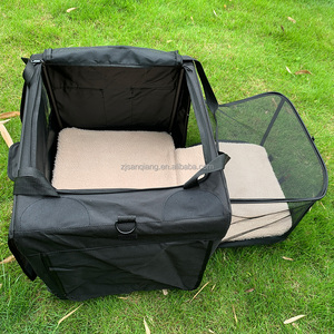 소형 중형 애완 동물 여행 운송 접을 수있는 소프트 캐리어 가방 견고하고 편안한 휴대용 접이식 개 상자 - Product Image 3