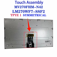 Layar LCD Sentuh Original Baru 27 Inch MV270FHM N42 LM270WF7 SSF2 Pengganti Perakitan untuk Dell I7710-79 untuk Panel Layar HP AIO