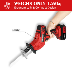 <span class=keywords><strong>Scie</strong></span> sauteuse sans fil au lithium haute puissance MeiKeLa, <span class=keywords><strong>scie</strong></span> alternative électrique, lames de coupe pour bois, métal, tube PVC, <span class=keywords><strong>mini</strong></span> électrique portatif - Product Image 4