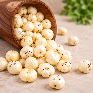 Makhana (Nueces de Loto) Tostadas y Desgranadas, Seleccionadas a Mano, Grado A, Snack Premium, Proveedor Mayorista y Exportador - Product Image 6