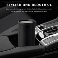 Boîte de mouchoirs en papier écologique doux à 2 plis, en forme de cylindre, pour voiture, usage domestique, emballage cadeau tendance pour fêtes et voyages