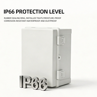 Boîtier de jonction articulé ESON IP66 en ABS, boîtier extérieur étanche, boîtier PC avec couvercle transparent 300*200*170