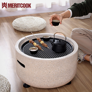 Mesa portátil de óxido de magnesio para exteriores, Bol para barbacoa, calentador multifunción para Patio, acampada, sin humo, MGO <span class=keywords><strong>Fire</strong></span> <span class=keywords><strong>Pit</strong></span> - Product Image 4