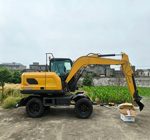 Excavadora XE80WG PRO de Alto Rendimiento en Oferta, Máquina de Movimiento de Tierras con Ruedas, Potente y Confiable - Product Image 2