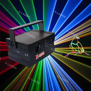 Профессиональный водонепроницаемый уличный RGB Полноцветный анимационный лазерный светильник для создания логотипа сценическое освещение для дискотеки вечеринки
