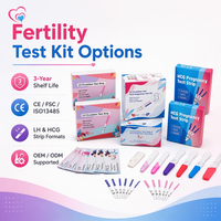 Bandelette de test de grossesse HCG, kit de test urinaire, détection précoce, test à domicile pour femmes