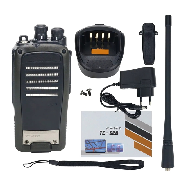 GGDX TC-620 VHF UHF Transceiver Two Wary Radio Long Range Walkie Talkie 5W 10KM Handheld