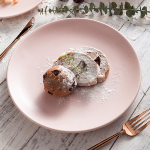 Traiteur Événements Partie Écologique Rose Mat Assiette Peu Profonde Multisize <span class=keywords><strong>Poterie</strong></span> Dîner Plateau Micro-ondes Utilisation <span class=keywords><strong>Alimentaire</strong></span> - Product Image 3