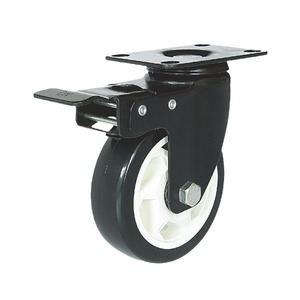 Ruote girevoli in oro leggero PP da 3 pollici da 2.5 pollici da 4 pollici rotanti universali silenziose per freni ruote per mobili carrello resistente all'usura - Product Image 1