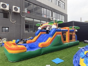 Tobogán Acuático Inflable Comercial de PVC con Certificación CE, Garantía de 3 Años, Tobogán Acuático Inflable Comercial Grande para Niños y Adultos - Product Image 5