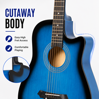 38 Inch Beginner Acoustic Guitar OEM Factory Student Guitar With Truss Rod Wholesale Classical Cutaway Guitar