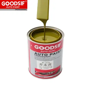 GOODSIF Auto Mistura Pintura Fornecedor 1K Basecoat White Car Paint Alta Qualidade Limpar Brasão