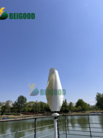 Kit de générateur hybride solaire-éolien à axe vertical hélicoïdal de 5-10 kW pour maison et ferme, système de turbine éolienne de toit 12/24/48V 1kW