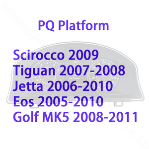 Aftermarket aftermarket nâng cấp hệ thống Linux OEM thay thế kỹ thuật số bảng điều khiển cho TIGUAN 2007 2008 <span class=keywords><strong>EOS</strong></span> Golf MK5 - Product Image 2
