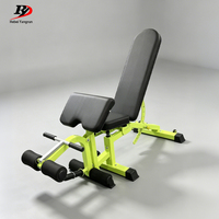 Banc de musculation professionnel réglable avec fonction preacher curl et développateur de jambes pour l'entraînement complet du corps et le fitness