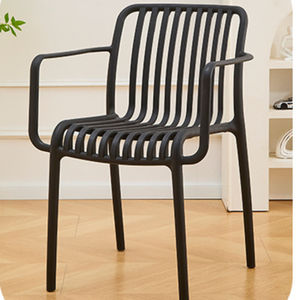 <span class=keywords><strong>Chaise</strong></span> de salle à manger de style nordique moderne de luxe avec dossier et accoudoirs en plastique, meubles d'intérieur/extérieur, <span class=keywords><strong>chaise</strong></span> de salle à manger - Product Image 1