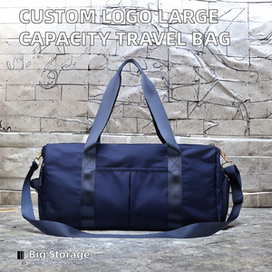 กระเป๋าทรงดัฟเฟิลน้ำหนักเบาขนาดใหญ่สำหรับการเดินทางกระเป๋าทรงดัฟเฟิลน้ำหนักเบามีซิปกันน้ำสำหรับไปยิมเล่นโยคะโลโก้ออกแบบได้ตามต้องการ - Product Image 3