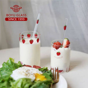 Fábrica al por mayor, cristalería transparente, agua potable, té, leche, taza recta, <span class=keywords><strong>vaso</strong></span> de agua <span class=keywords><strong>Highball</strong></span> para el hogar, Hotel, supermercado - Product Image 2