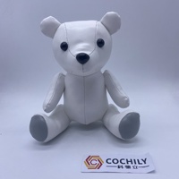 Adorable petit ours en peluche créatif, super doux, rembourré en coton PP, articulé