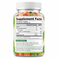 Bonbons Gommeux au Chanvre Saveur Fraise Pomme Orange 600mg pour Améliorer l'Immunité - Idéal pour le Dropshipping