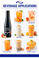 Fruitconcentraat, gekleurd en gearomatiseerd met echte vruchtvlees, 1L/fles * 12, multi-warehouse voorraad (VS/MY/RU) voor foodservice