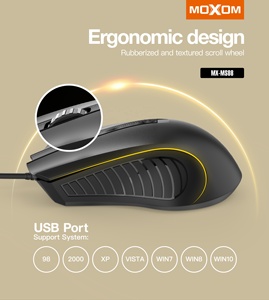 Chuột Chơi Game MOXOM Có Dây Máy Tính Chuột Quang <span class=keywords><strong>USB</strong></span> Chuột Văn Phòng Cho Mac Máy Tính Xách Tay <span class=keywords><strong>Windows</strong></span> - Product Image 3