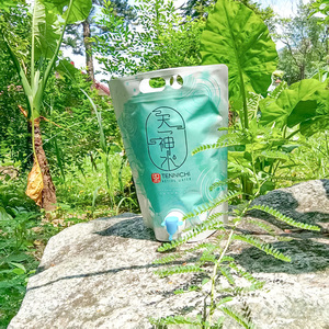 Food Grade Milk White Pouch PE Bag Portable Handbag Stand Up Pouch With Vitop Valve For Mineral Water Juice Beverage <b>Liquid</b> - Product Image 3