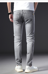 All'ingrosso 2023 modello di stile pantaloni elastici Slim <span class=keywords><strong>Jeans</strong></span> da <span class=keywords><strong>uomo</strong></span> - Product Image 6