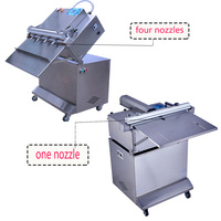 Machine d'emballage sous vide CE Standard pour briques, fruits secs et fruits entiers, Envasador Al Vacio VS 600, avec injection d'azote