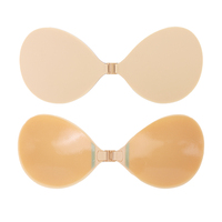 Couvre-mamelons adhésifs invisibles réutilisables en silicone rembourrés pour robes dos nu, imperméables, vente en gros