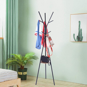 <span class=keywords><strong>Porte</strong></span>-<span class=keywords><strong>chapeau</strong></span> et <span class=keywords><strong>porte</strong></span>-manteau en métal avec 9 crochets pour entrée et bureau à domicile - Product Image 5