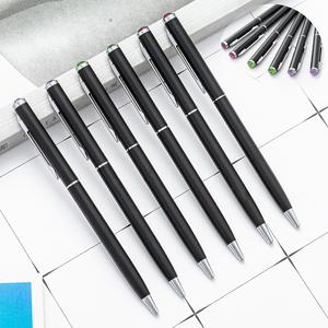Stylo Bille Personnalisé en Métal Torsadé Fin, Forme Diamant, Élégant, Idéal Hôtellerie, avec Logo Personnalisé – Offre Spéciale - Product Image 1